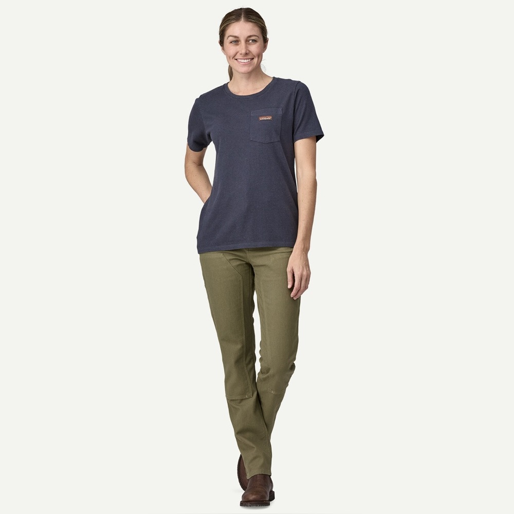 NWT Patagonia Worn Wear Slim All Seasons Hemp Pants Olive Green Size 10 Long - Picture 2 of 16
